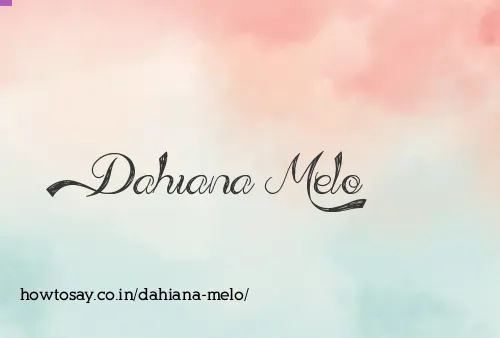 Dahiana Melo