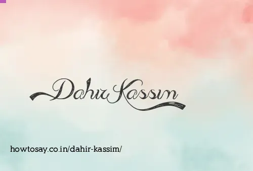 Dahir Kassim