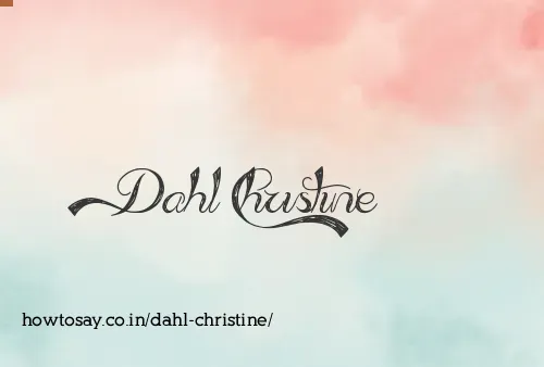 Dahl Christine