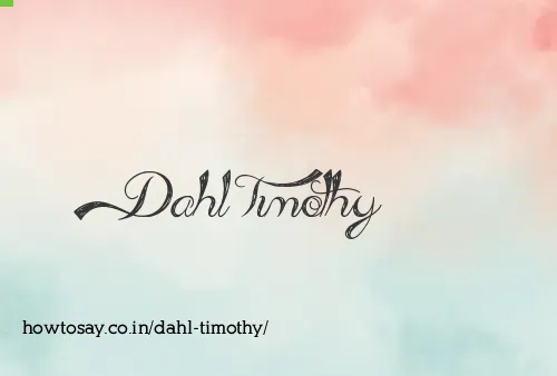 Dahl Timothy
