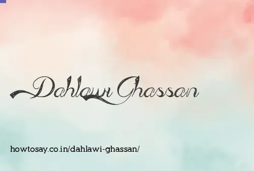 Dahlawi Ghassan