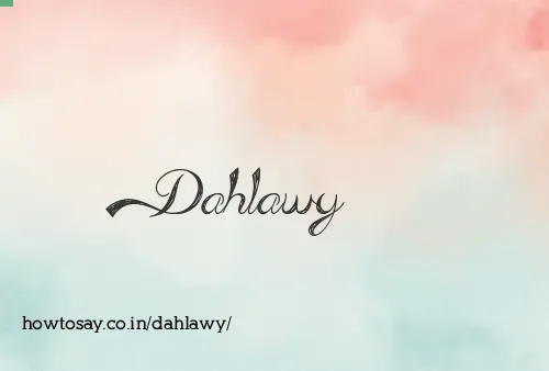 Dahlawy