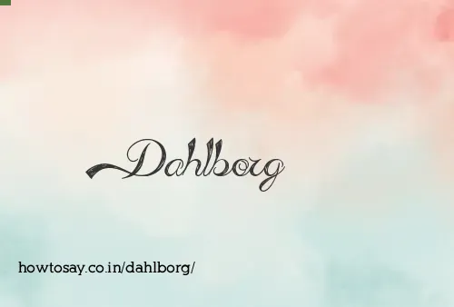 Dahlborg