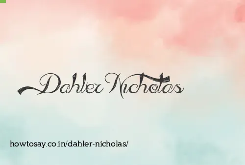 Dahler Nicholas