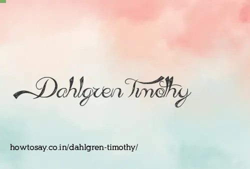 Dahlgren Timothy