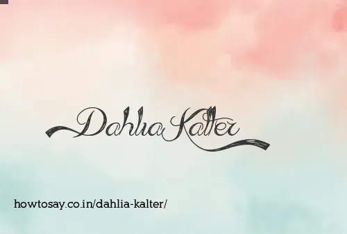 Dahlia Kalter