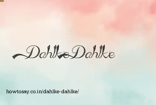 Dahlke Dahlke