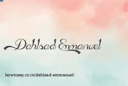 Dahlsad Emmanuel