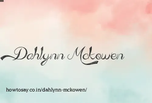 Dahlynn Mckowen