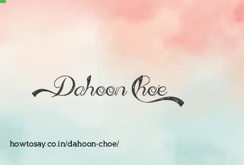 Dahoon Choe