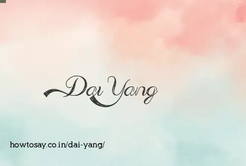 Dai Yang