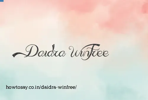 Daidra Winfree