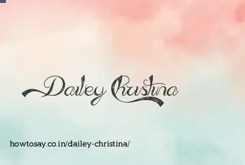 Dailey Christina