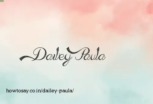 Dailey Paula