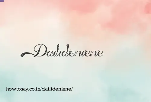 Dailideniene
