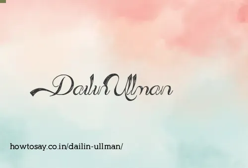 Dailin Ullman