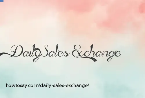 Daily Sales Exchange