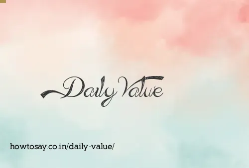 Daily Value