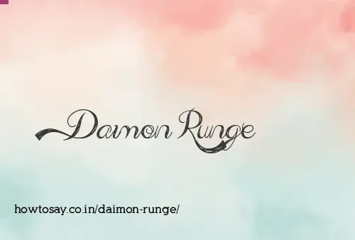 Daimon Runge