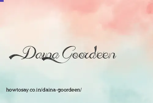 Daina Goordeen