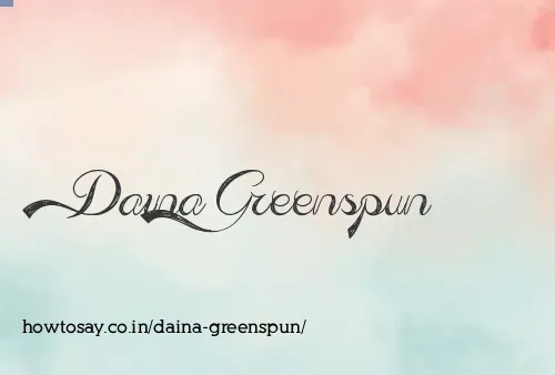 Daina Greenspun
