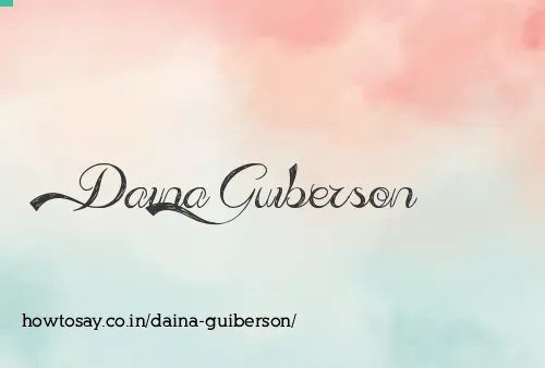 Daina Guiberson