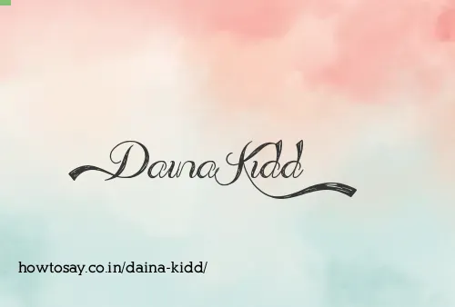 Daina Kidd