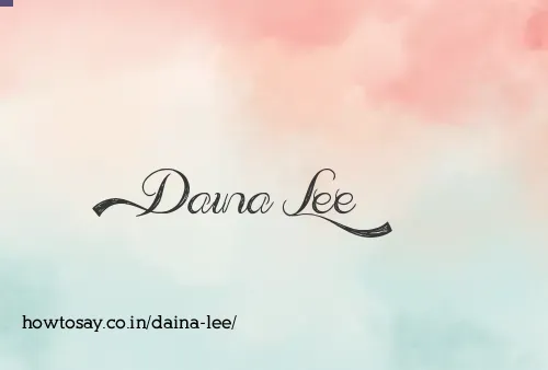 Daina Lee
