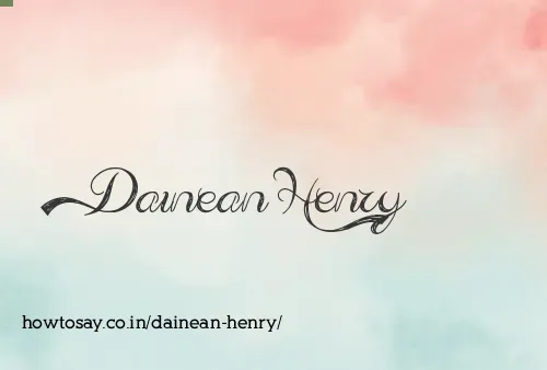 Dainean Henry
