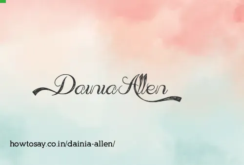 Dainia Allen