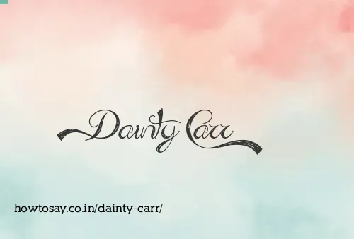 Dainty Carr