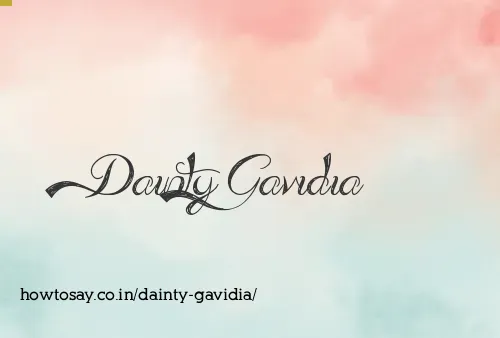 Dainty Gavidia