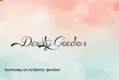 Dainty Gordon