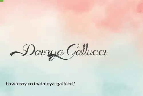 Dainya Gallucci