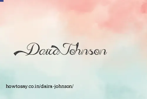 Daira Johnson