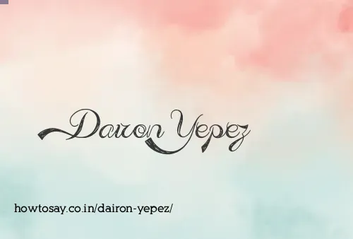 Dairon Yepez