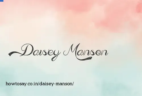 Daisey Manson