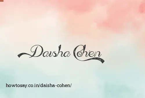 Daisha Cohen