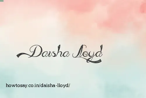 Daisha Lloyd