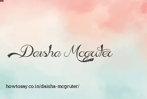 Daisha Mcgruter