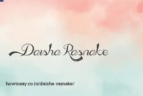 Daisha Rasnake