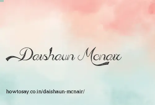 Daishaun Mcnair