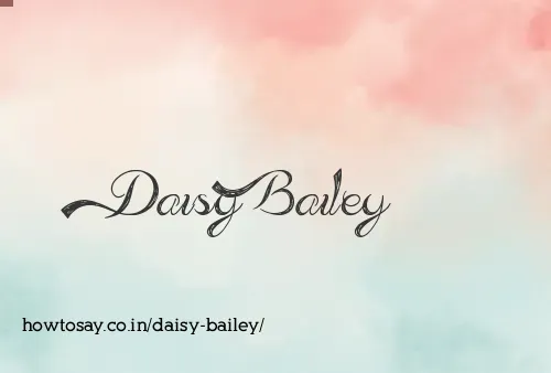 Daisy Bailey