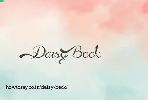 Daisy Beck