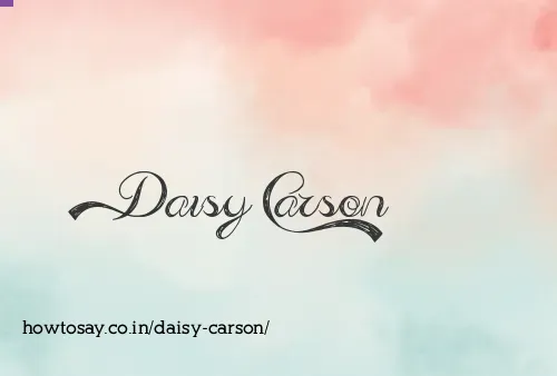 Daisy Carson