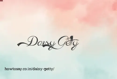 Daisy Getty