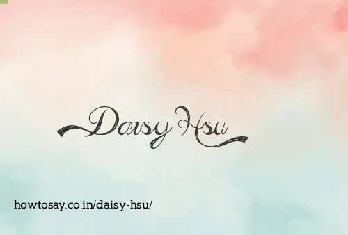 Daisy Hsu