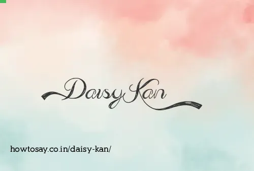 Daisy Kan