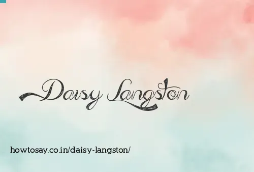 Daisy Langston