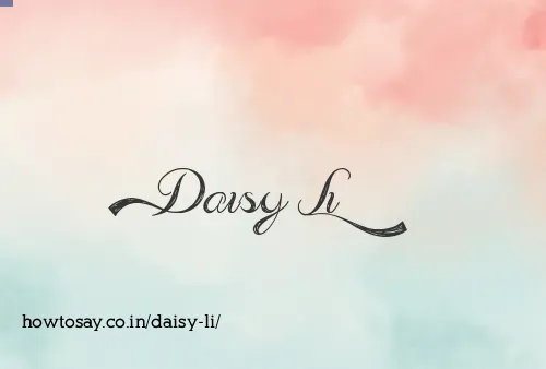 Daisy Li